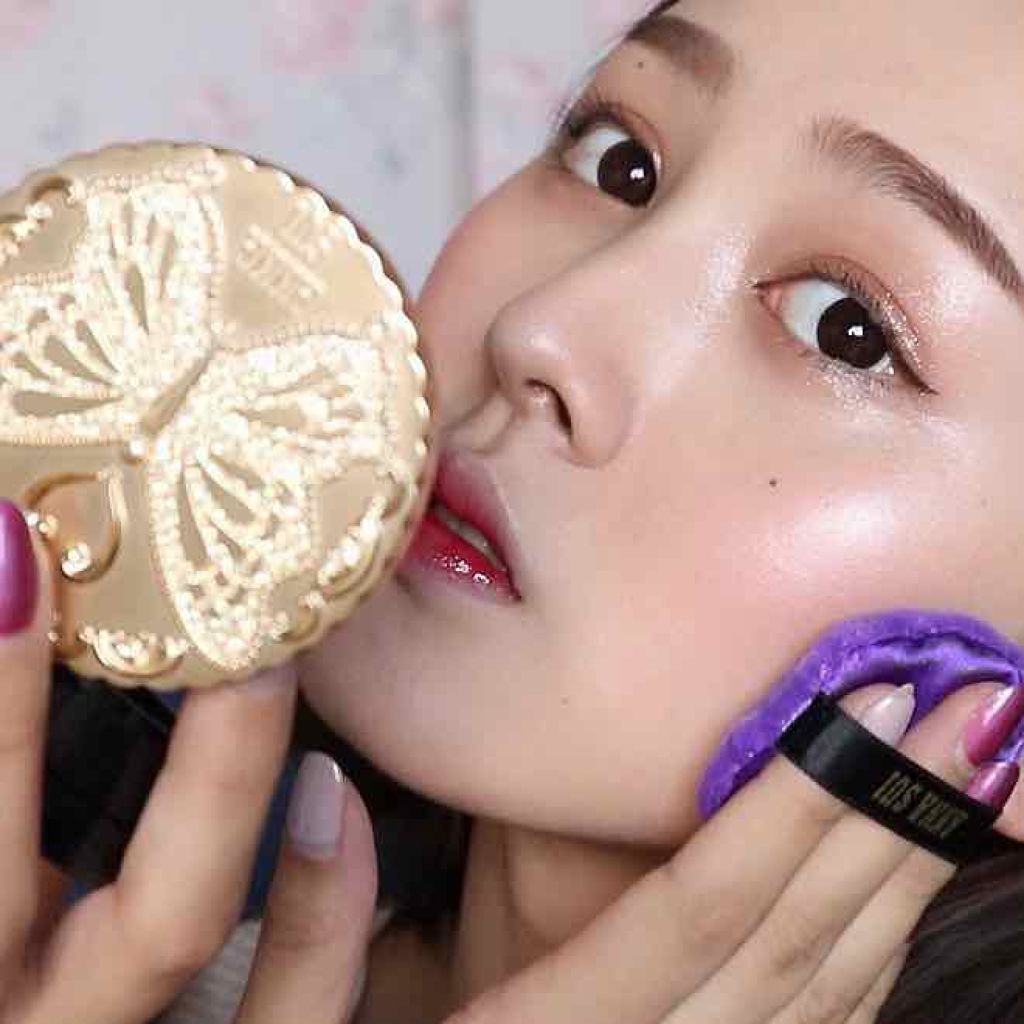 ANNA SUI ルース パウダーのクチコミ「Twitterでバズったのでこちらでも共有。
一旦ほかのSNSで紹介してるコスメLIPSにまと.....」（3枚目）