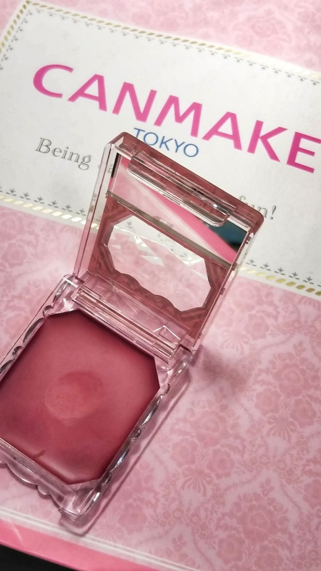 リップ＆チーク ジェル/キャンメイク/ジェル・クリームチークを使ったクチコミ（2枚目）