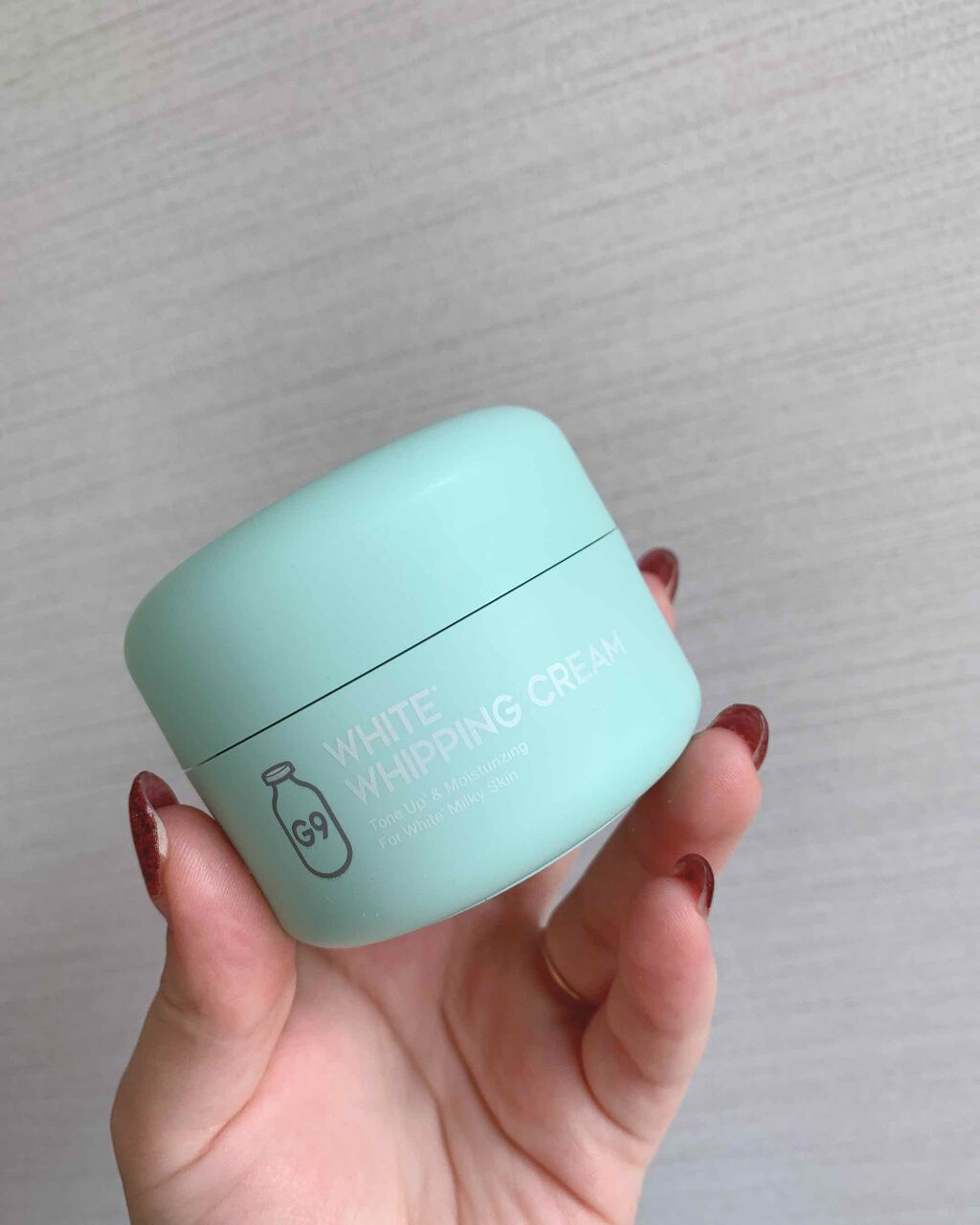 WHITE WHIPPING CREAM(ウユクリーム)/G9SKIN/化粧下地を使ったクチコミ(2枚目)