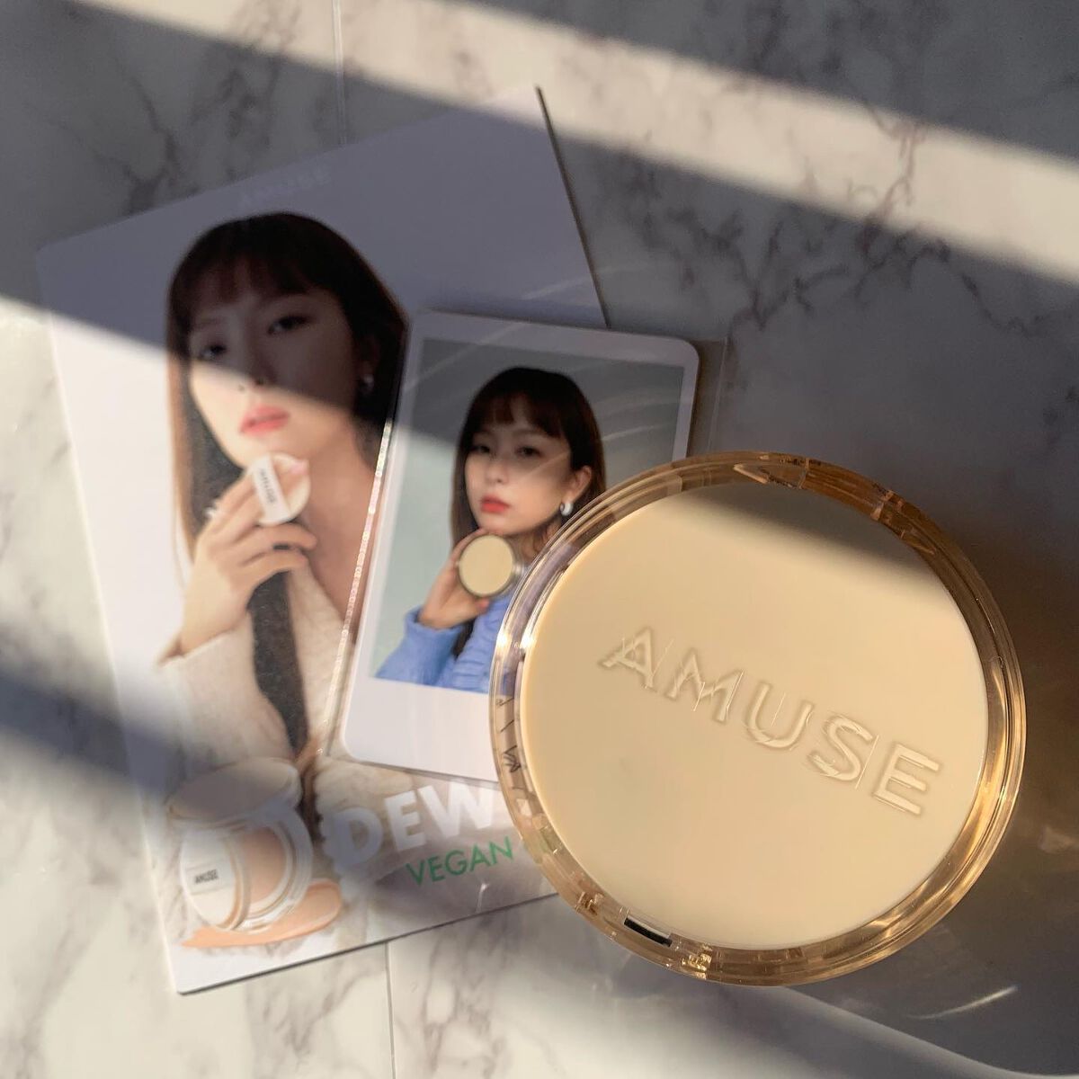 デュージェリーヴィーガンクッション 01SOONSOO/AMUSE/クッションファンデーションを使ったクチコミ（2枚目）