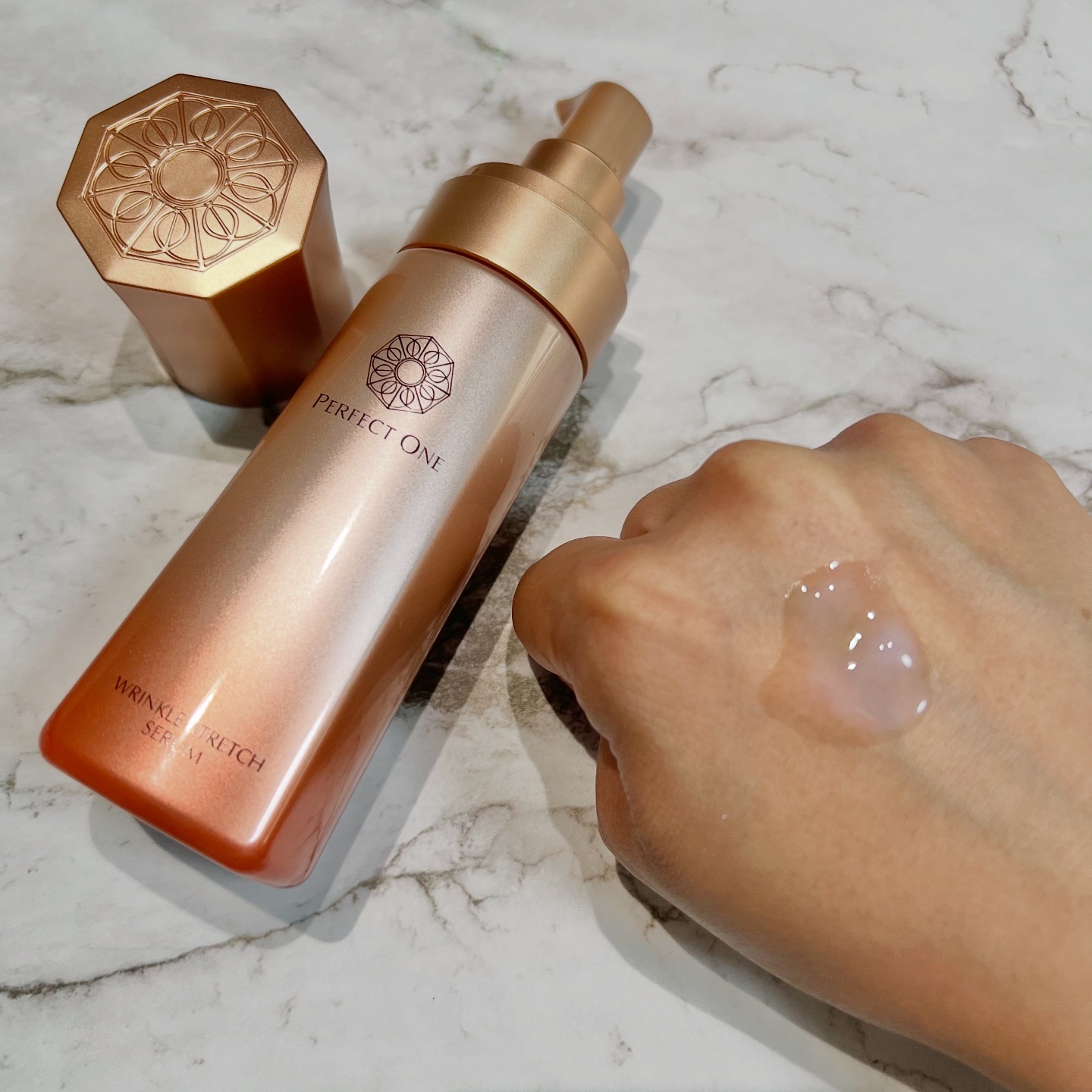 薬用リンクルストレッチセラム/パーフェクトワン/美容液を使ったクチコミ（2枚目）