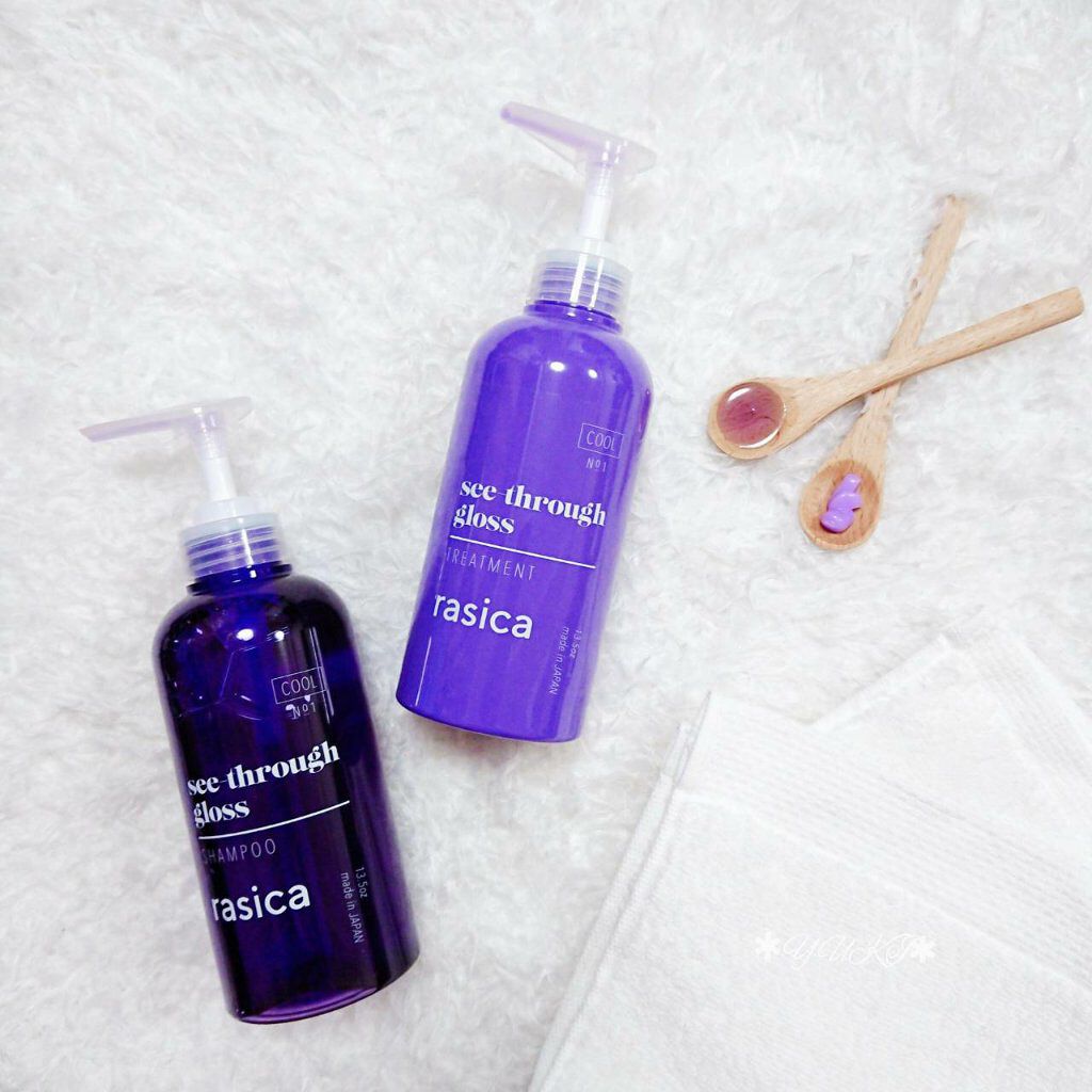 シースルーグロスシャンプー/トリートメント/rasica/市販シャンプーを使ったクチコミ(1枚目)