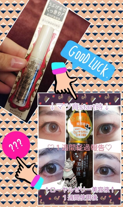 ラッシュジェリードロップ EX/MAJOLICA MAJORCA/まつげ美容液を使ったクチコミ(1枚目)