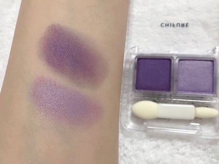 ツイン カラー アイシャドウ/ちふれ/アイシャドウパレットを使ったクチコミ(2枚目)