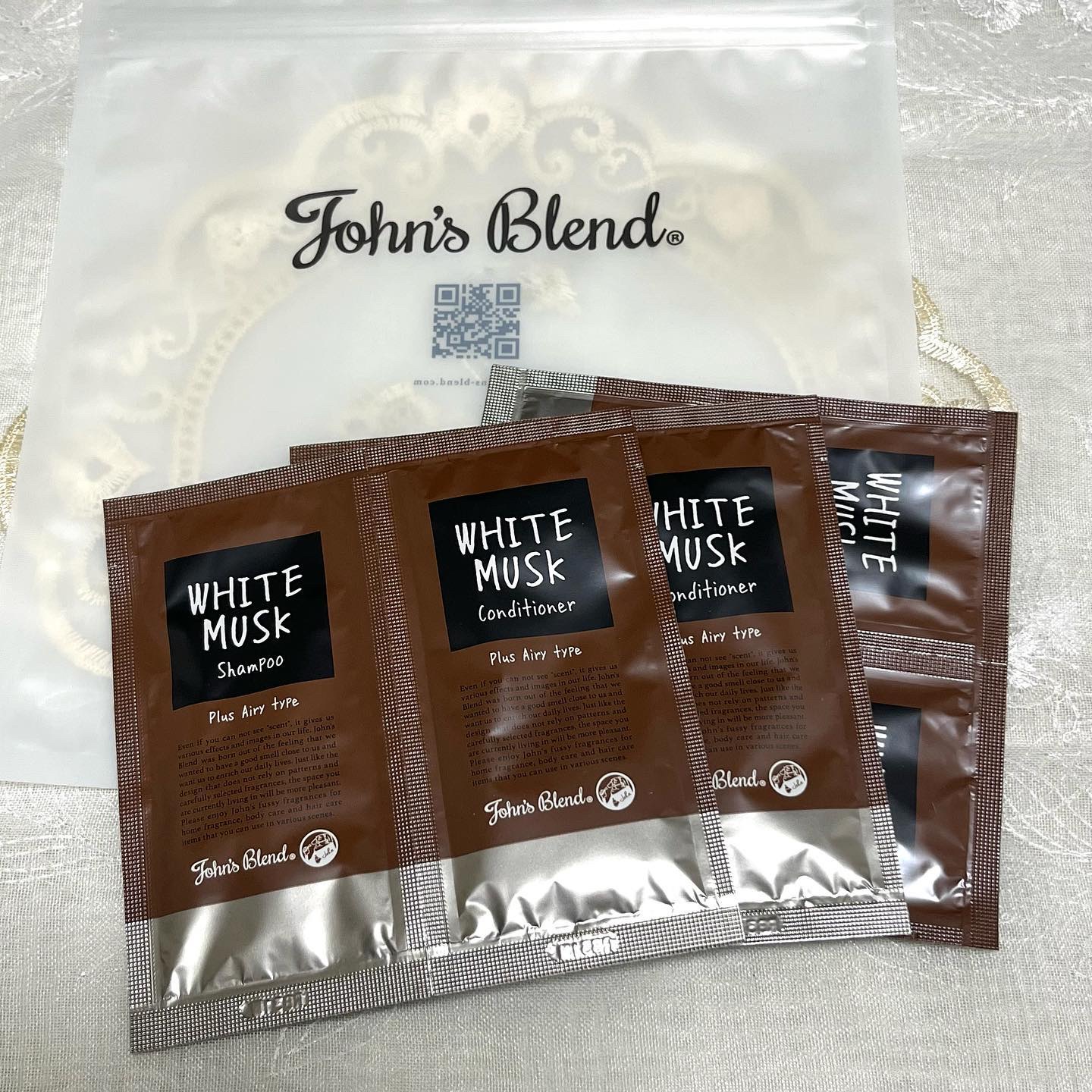 ホワイトムスク シャンプー／コンディショナー/John's Blend/市販シャンプーを使ったクチコミ（1枚目）