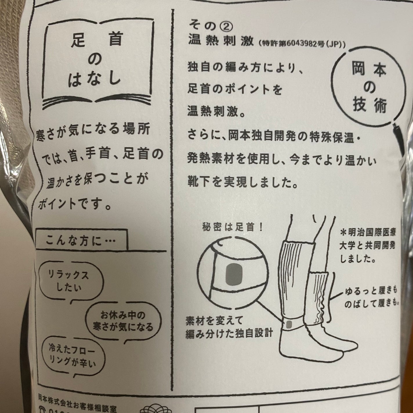 靴下サプリ まるでこたつ レディース ソックス/靴下サプリ/暖かい靴下を使ったクチコミ(2枚目)