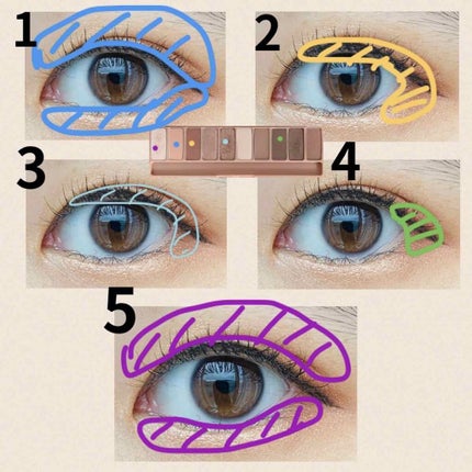 プレイカラー アイシャドウ/ETUDE/アイシャドウパレットを使ったクチコミ(2枚目)