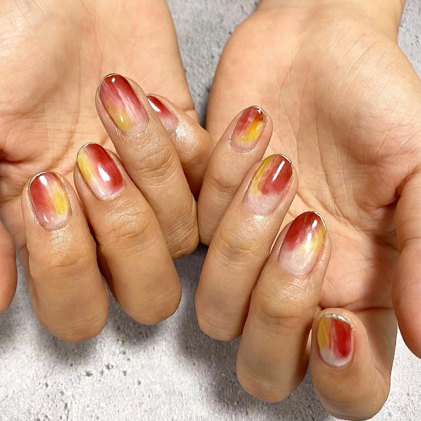 クリアカラージェル/ネイルパフェ/ジェルネイルを使ったクチコミ(1枚目)