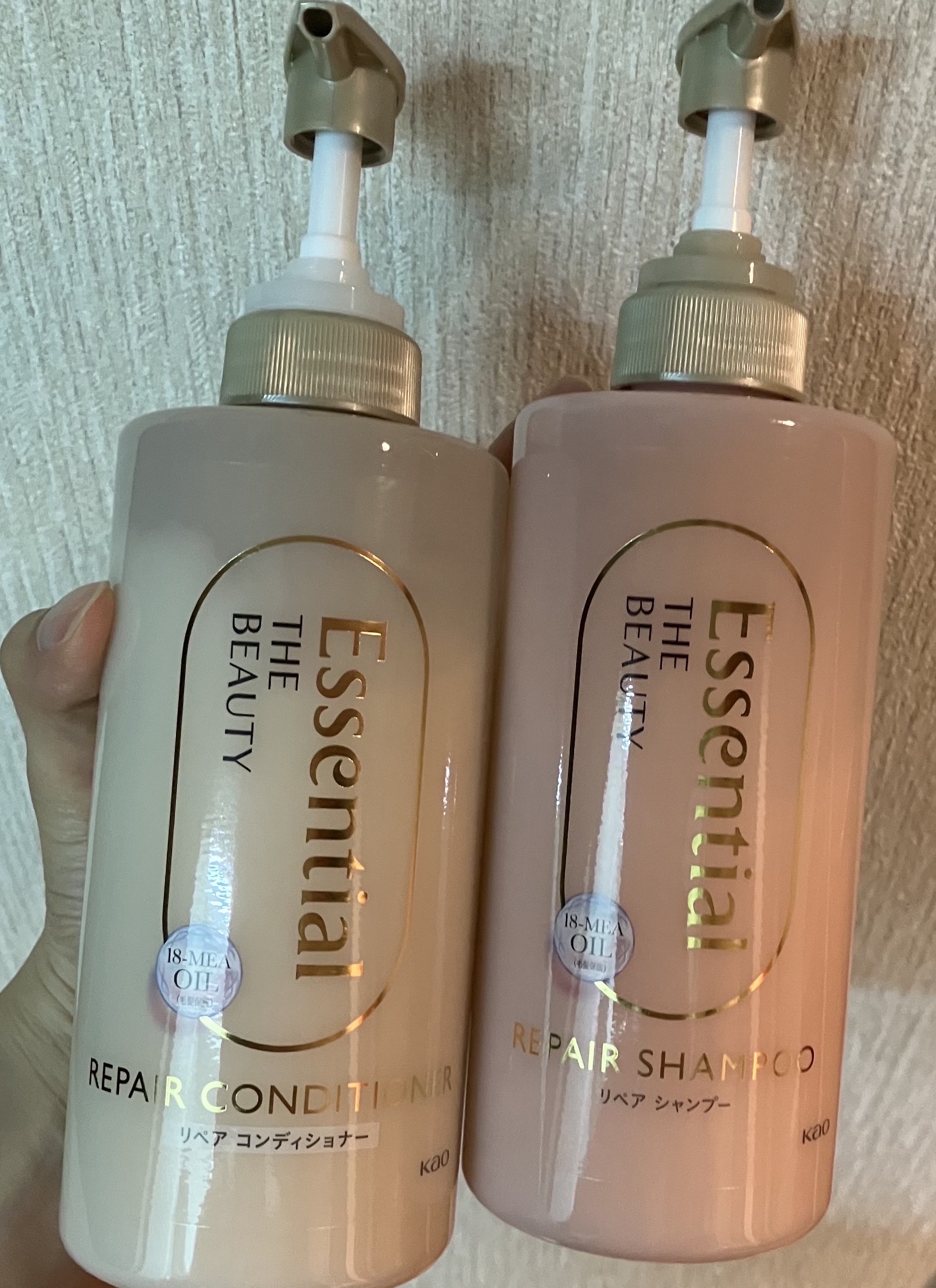 ザビューティ リペアシャンプー・コンディショナー/エッセンシャル/市販シャンプーを使ったクチコミ（1枚目）