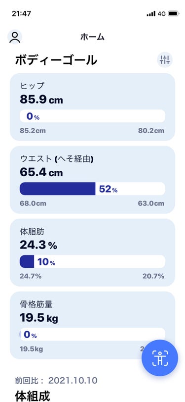 🧸 on LIPS 「ダイエット最終報告とします🥺運動は不規則勤務もありながらなかな..」（3枚目）