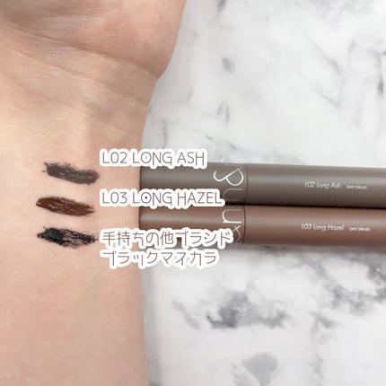 ハンオールフィックスマスカラ/rom&nd/マスカラを使ったクチコミ(3枚目)