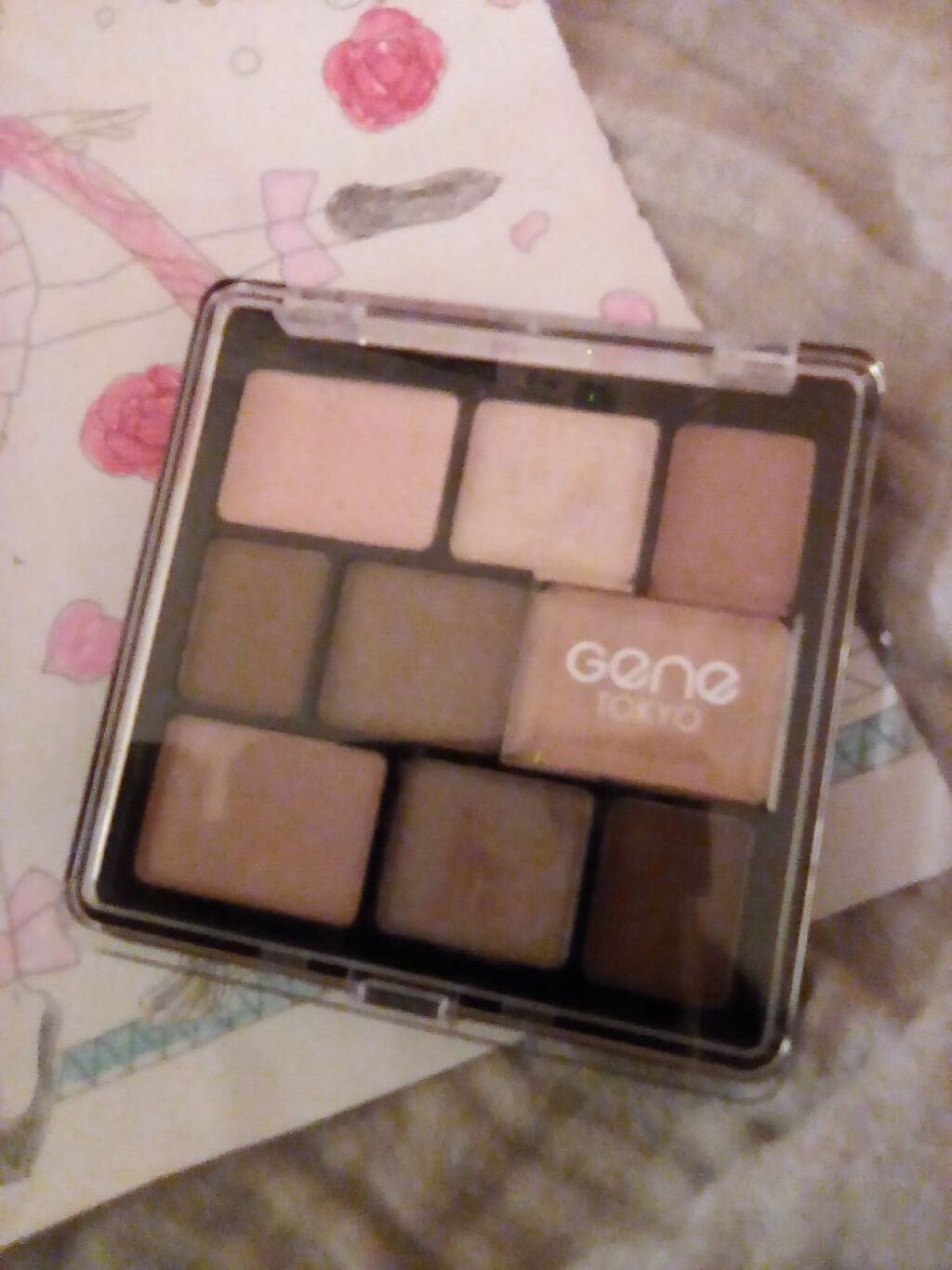 ムードアイシャドウパレット/GENE TOKYO/アイシャドウパレットを使ったクチコミ（3枚目）