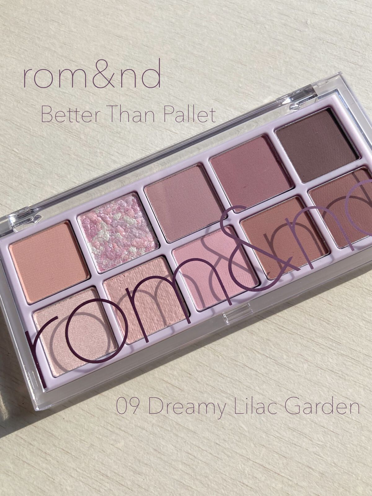 ベターザンパレット/rom&nd/アイシャドウパレットを使ったクチコミ（2枚目）