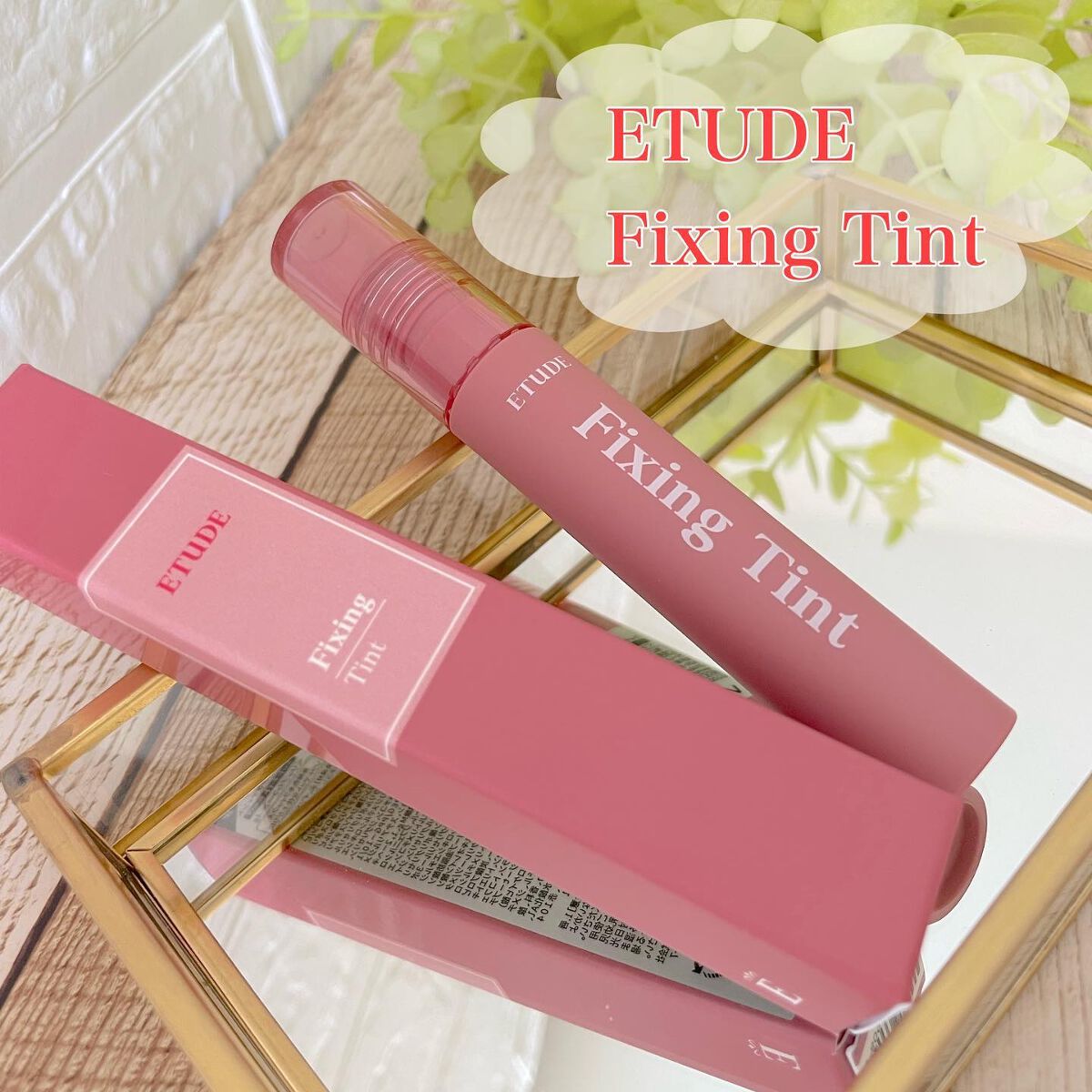 フィクシングティント ミッドナイトモーヴ（新パッケージ）/ETUDE/リップティントを使ったクチコミ（1枚目）