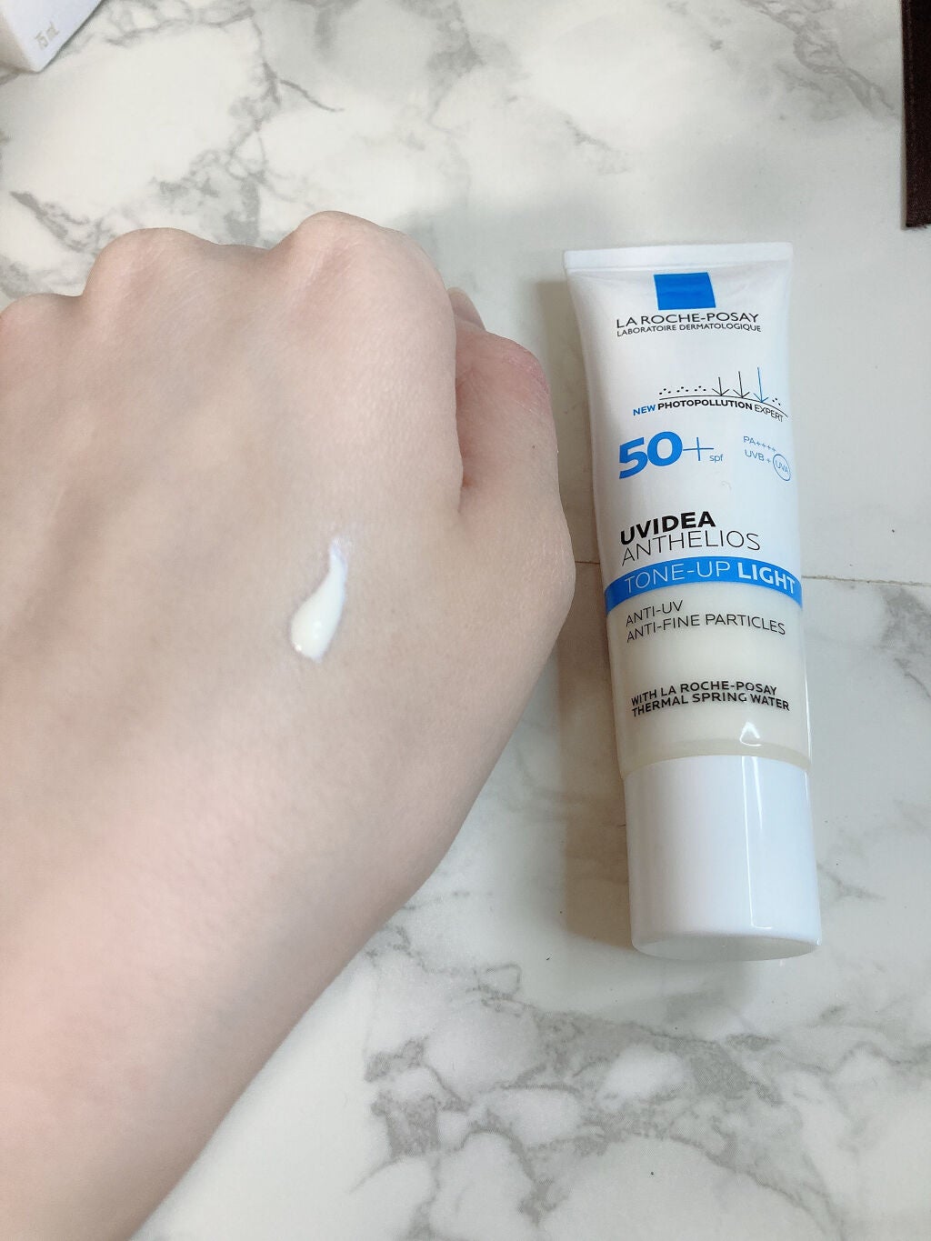 UVイデア XL プロテクショントーンアップ/ラ ロッシュ ポゼ/日焼け止めクリームを使ったクチコミ(2枚目)