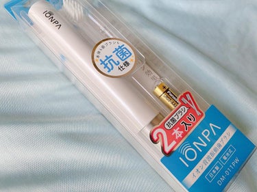 イオン音波振動歯ブラシ IONPA DM-011PW/パールホワイト/KISS YOU/電動歯ブラシを使ったクチコミ（1枚目）