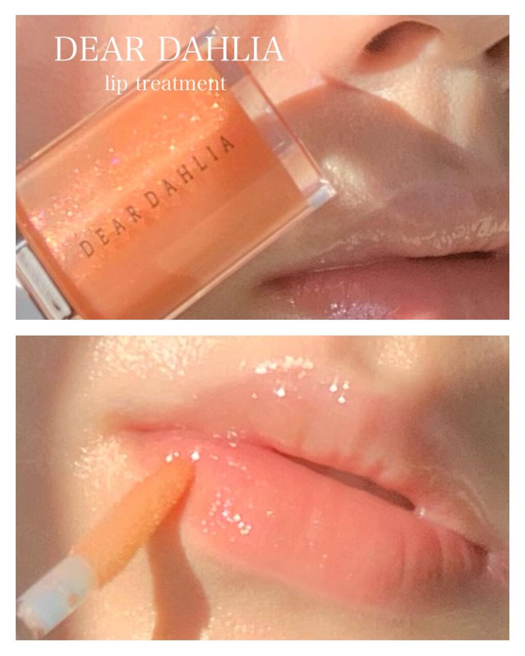 パラダイスオーロラシャインリップトリートメント/DEAR DAHLIA/リップグロスを使ったクチコミ（1枚目）