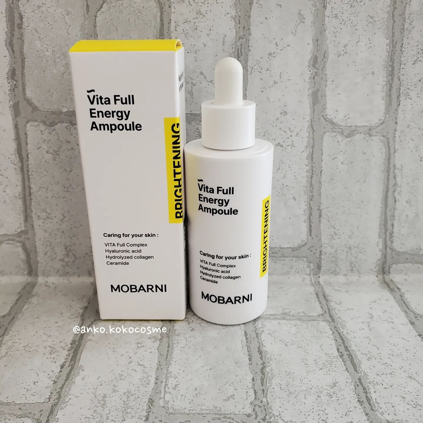 ビタフルエネルギーアンプル/MOBARNI/美容液を使ったクチコミ（2枚目）