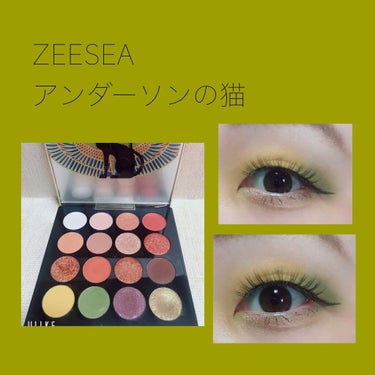 大英博物館 エジプトシリーズ アイシャドウパレット/ZEESEA/パウダーアイシャドウを使ったクチコミ（1枚目）