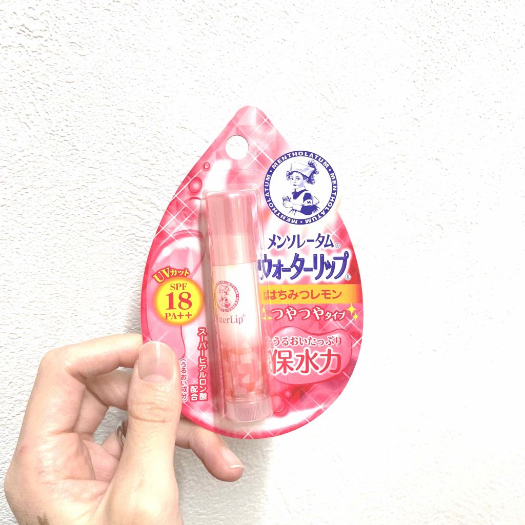 ウォーターリップ はちみつレモン/メンソレータム/リップクリームを使ったクチコミ(1枚目)