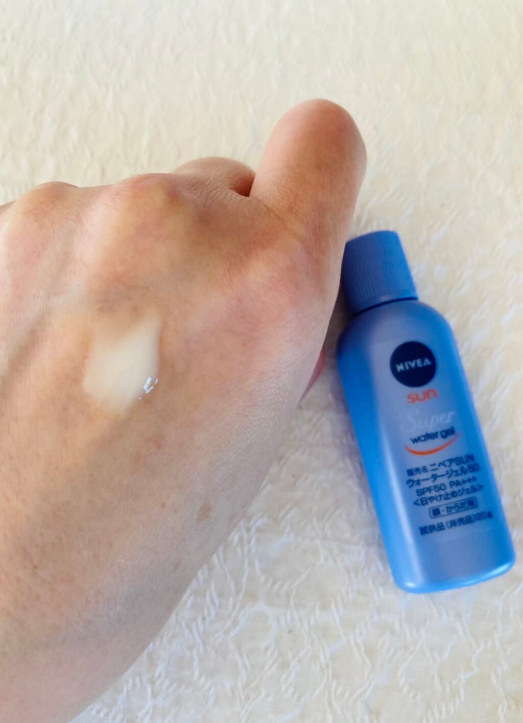 ニベアUV ウォータージェル SPF50/ニベア/日焼け止めジェルを使ったクチコミ(3枚目)