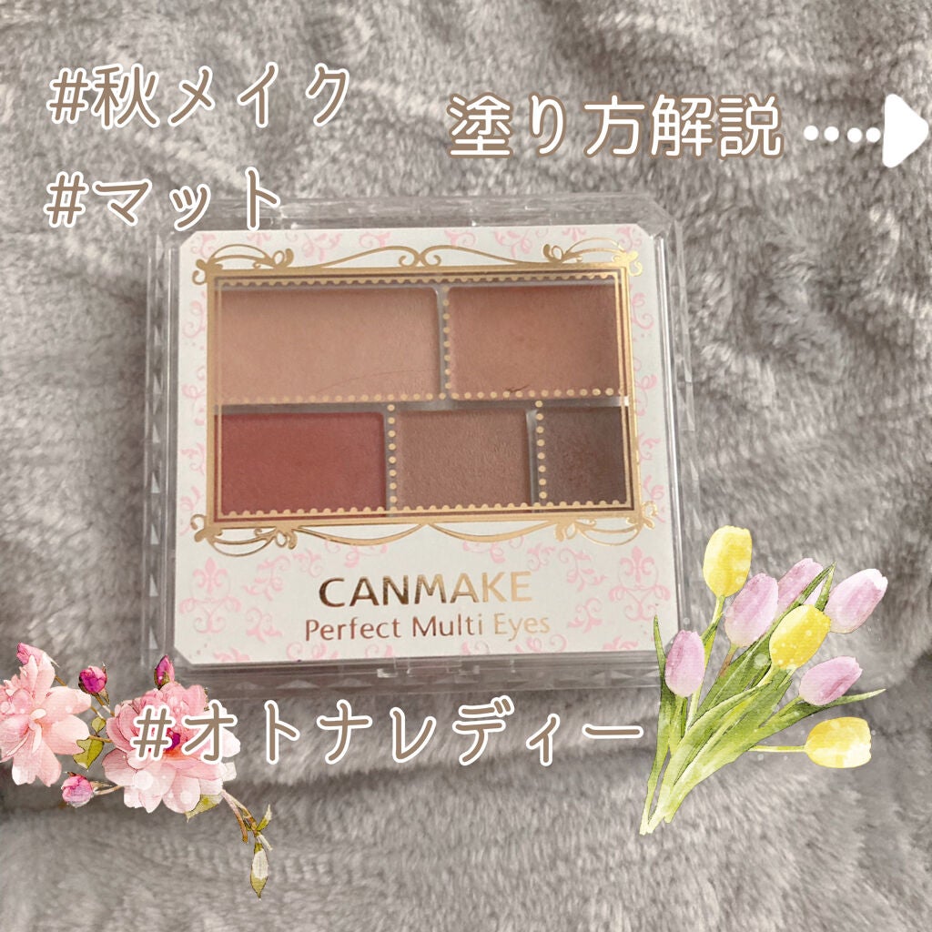 パーフェクトマルチアイズ/キャンメイク/アイシャドウパレットを使ったクチコミ(1枚目)