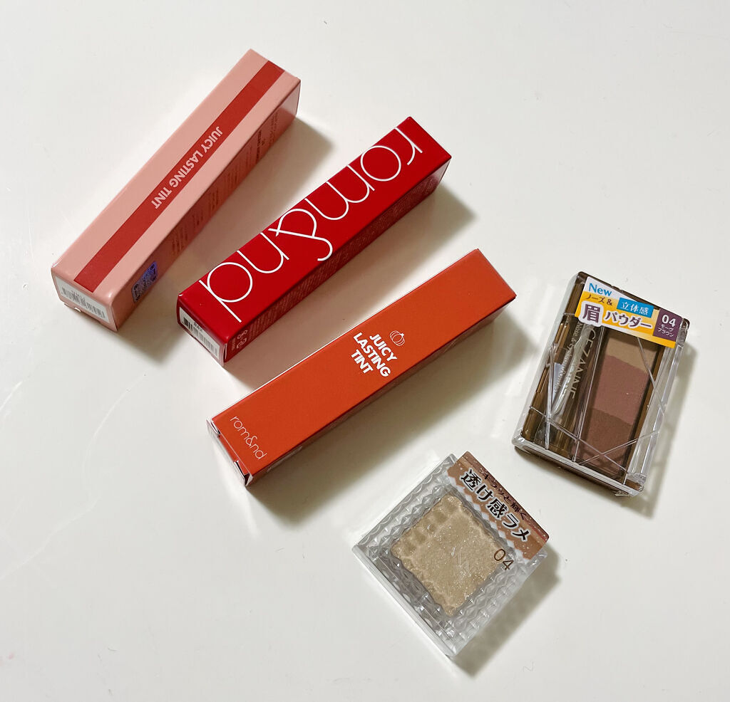 ジューシーラスティングティント/rom&nd/リップティントを使ったクチコミ（1枚目）