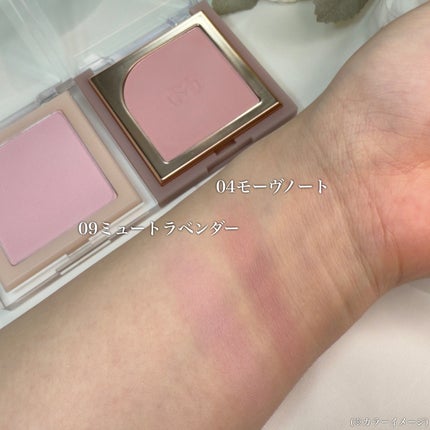 フラッターブラッシャー/mude/パウダーチークを使ったクチコミ(4枚目)