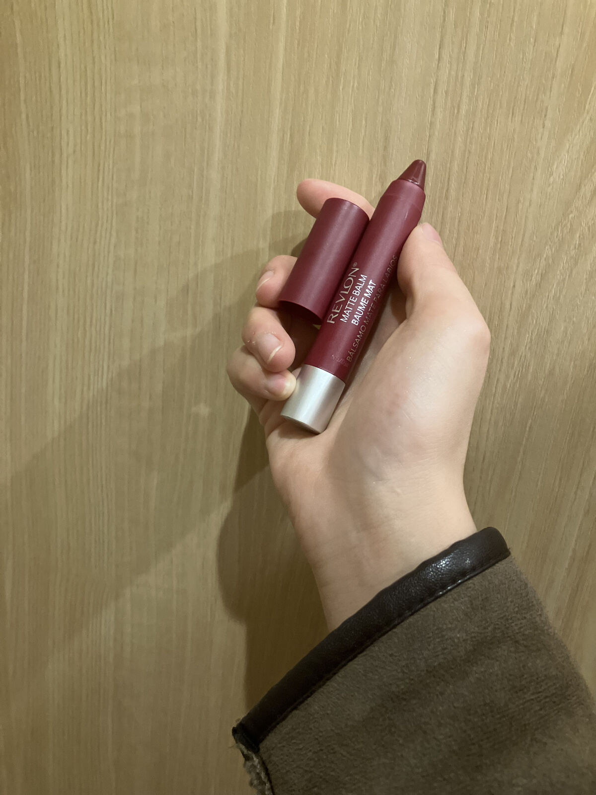 マット バーム #70 ファイアリー/REVLON/口紅を使ったクチコミ（2枚目）