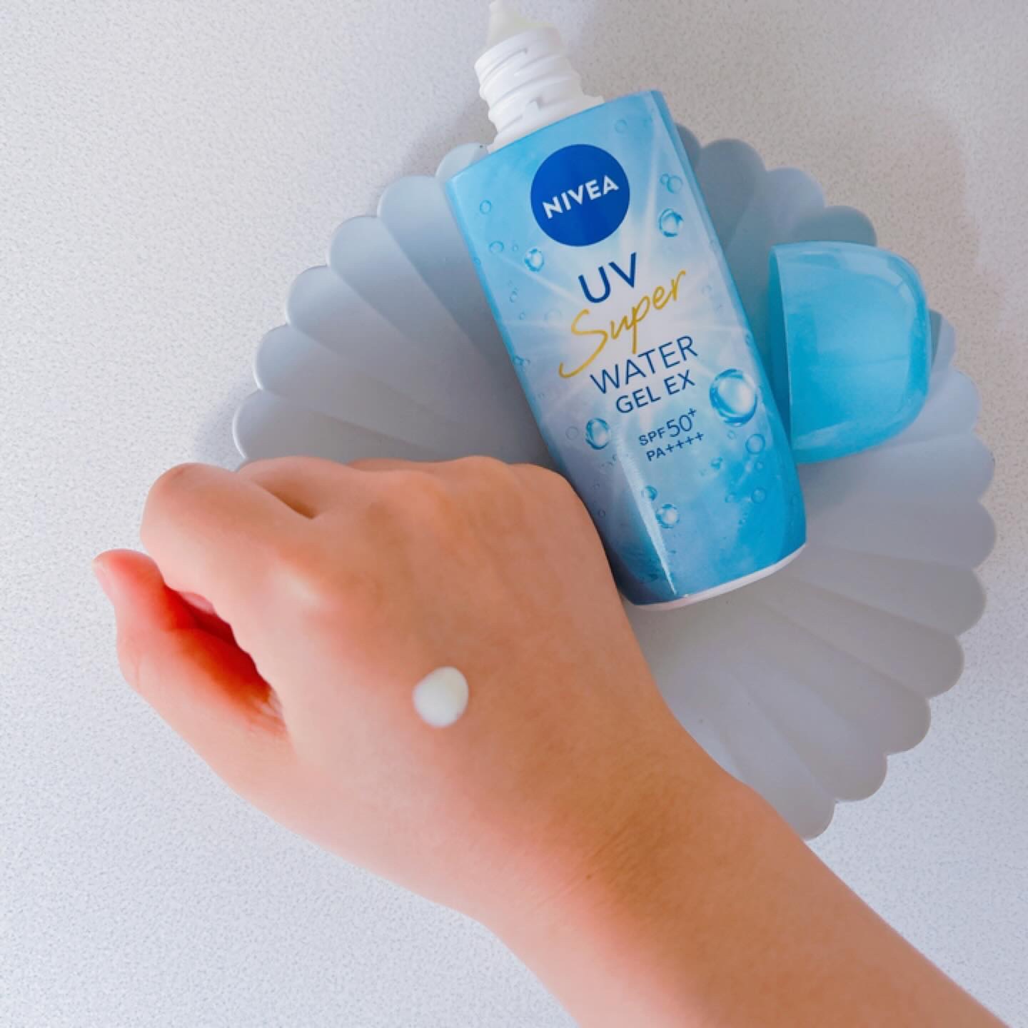 ニベアUV ウォータージェルEX/ニベア/日焼け止めジェルを使ったクチコミ（2枚目）