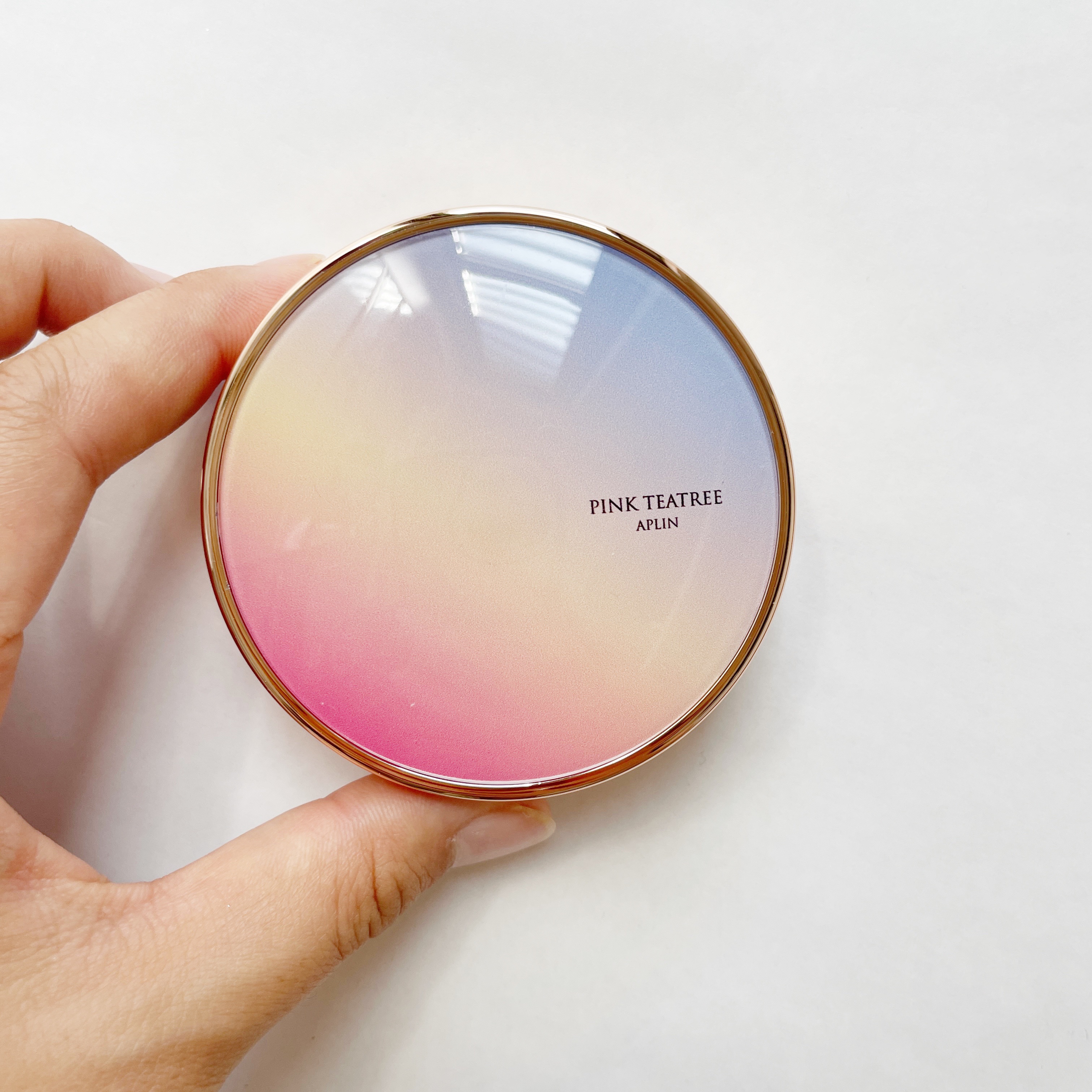 ピンクティーツリーカバーアップグロウクッション/APLIN/クッションファンデーションを使ったクチコミ（2枚目）