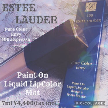 ピュアカラー エンヴィ ペイントオン リクイッド リップカラー/ESTEE LAUDER/リップグロスを使ったクチコミ（1枚目）