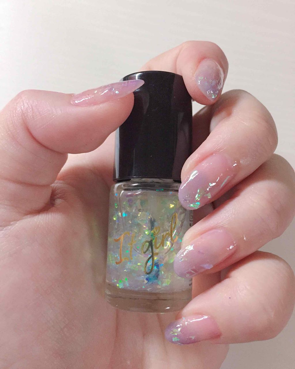 ITGグリッターネイル/DAISO/マニキュアを使ったクチコミ(1枚目)