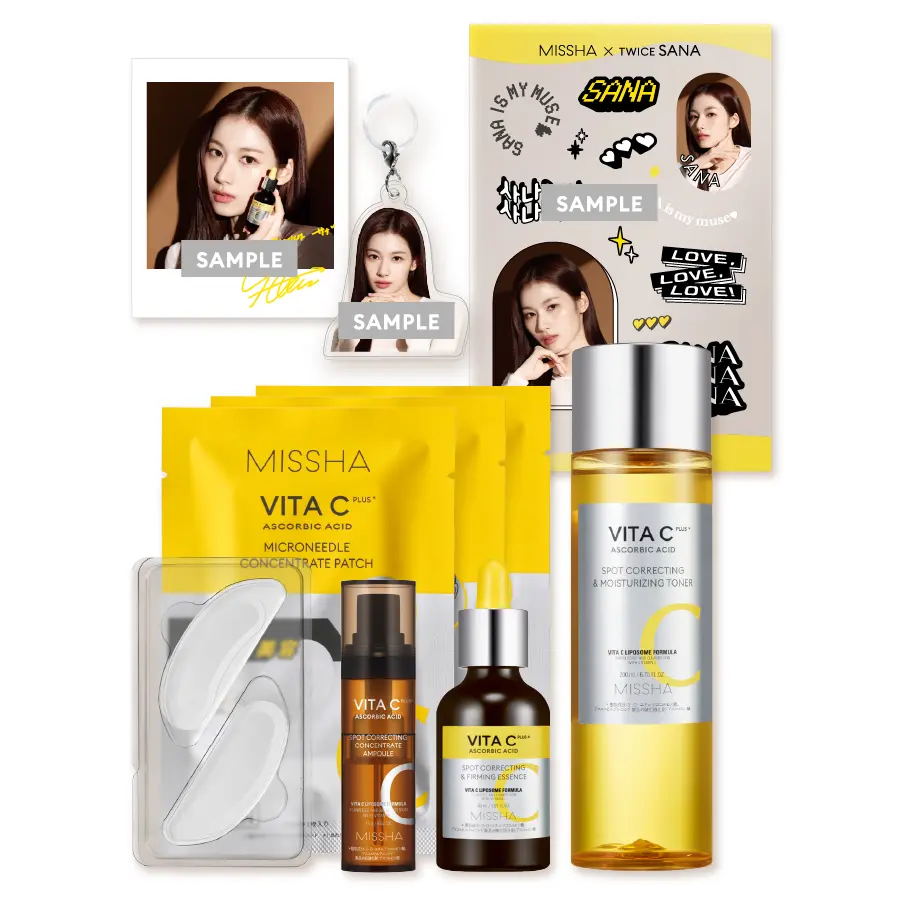 MISSHA 【TWICE SANA 限定ノベルティ3点付き】ミシャ ビタシープラス スペシャルセット