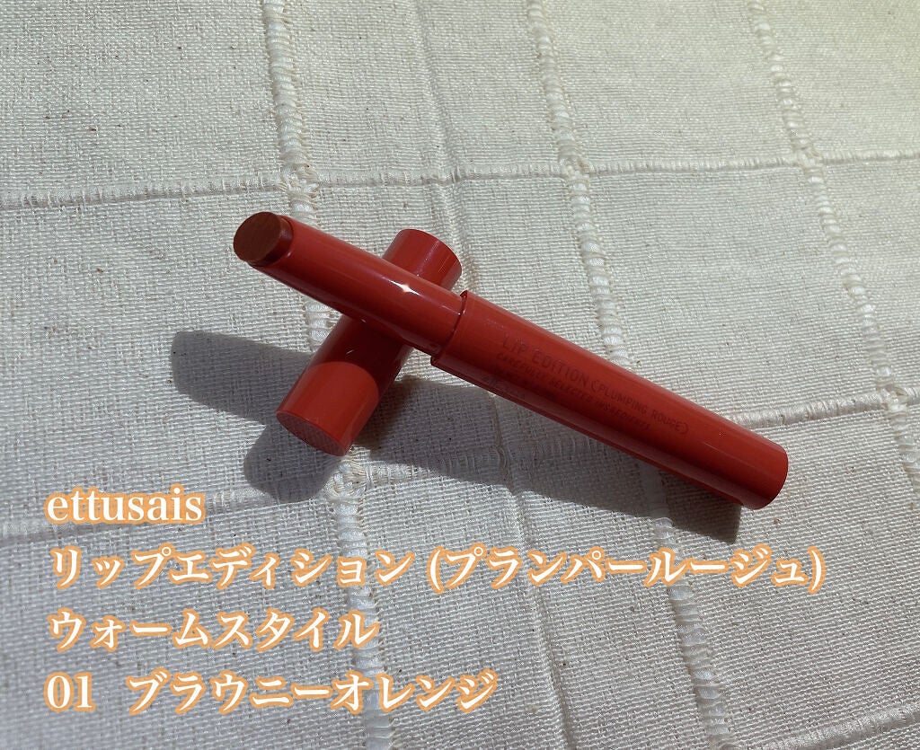 エテュセ リップエディション(プランパールージュ)ウォームスタイル/ettusais/口紅を使ったクチコミ(1枚目)