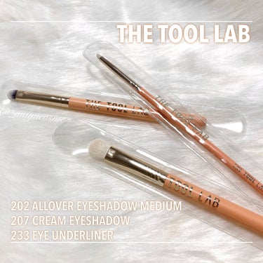 207 クリーム アイシャドウ ブラシ/THE TOOL LAB/メイクブラシを使ったクチコミ（1枚目）