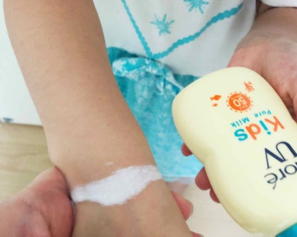 ビオレUV キッズピュアミルク/ビオレ/日焼け止めミルクを使ったクチコミ(3枚目)