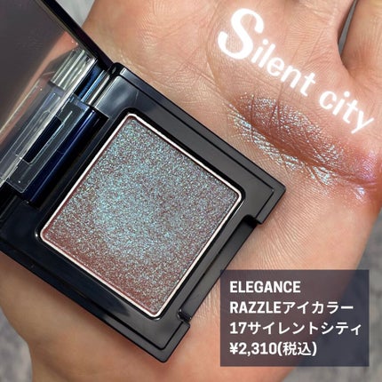 ラズル アイカラー 17 Silent city/エレガンス ラズル /単色アイシャドウを使ったクチコミ(1枚目)