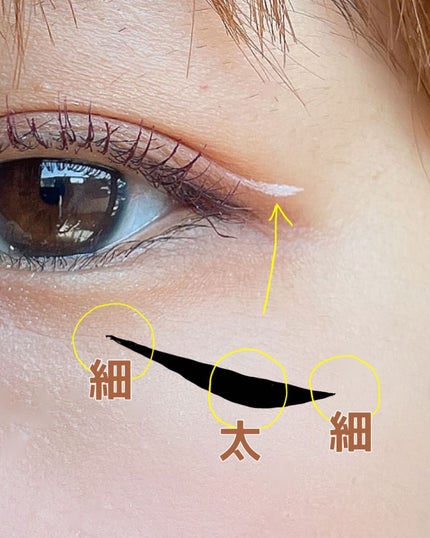 EYE OPENING LINER/UZU BY FLOWFUSHI/リキッドアイライナーを使ったクチコミ(5枚目)