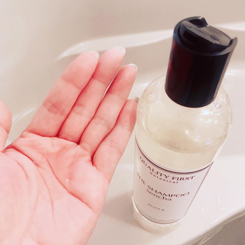 ボタアンド ザ シャンプー <sencha>/クオリティファースト/市販シャンプーを使ったクチコミ（1枚目）