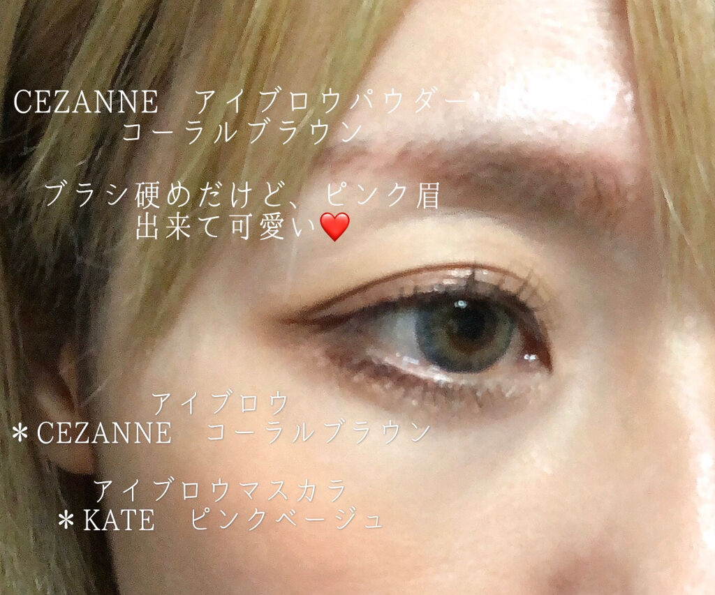 ノーズ＆アイブロウパウダー/CEZANNE/パウダーアイブロウを使ったクチコミ（3枚目）