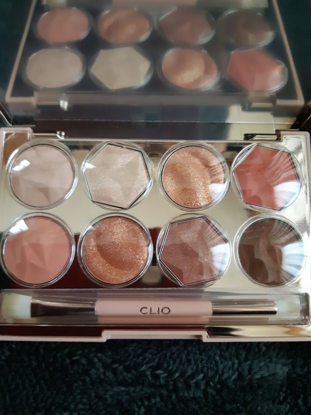 プリズム エアー アイ パレット/CLIO/アイシャドウパレットを使ったクチコミ（2枚目）