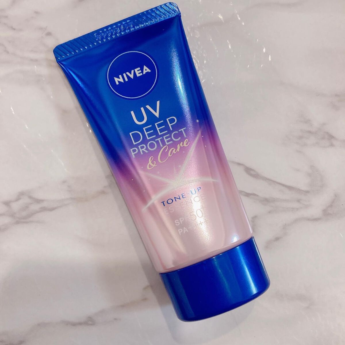 ニベアUV ディープ プロテクト＆ケア トーンアップ エッセンス/ニベア/日焼け止めローションを使ったクチコミ（2枚目）