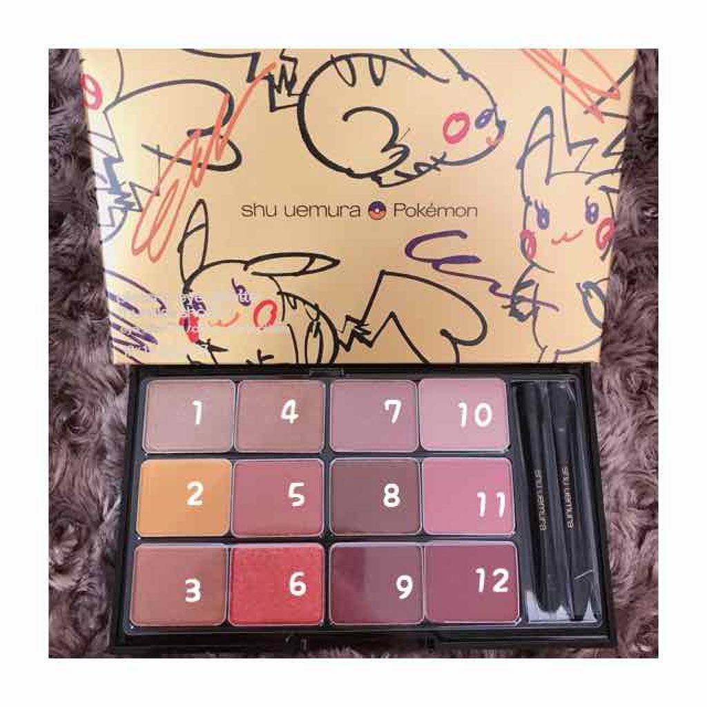 ピカシュウ アイ パレット‐サンダーショック/shu uemura/アイシャドウパレットを使ったクチコミ(2枚目)