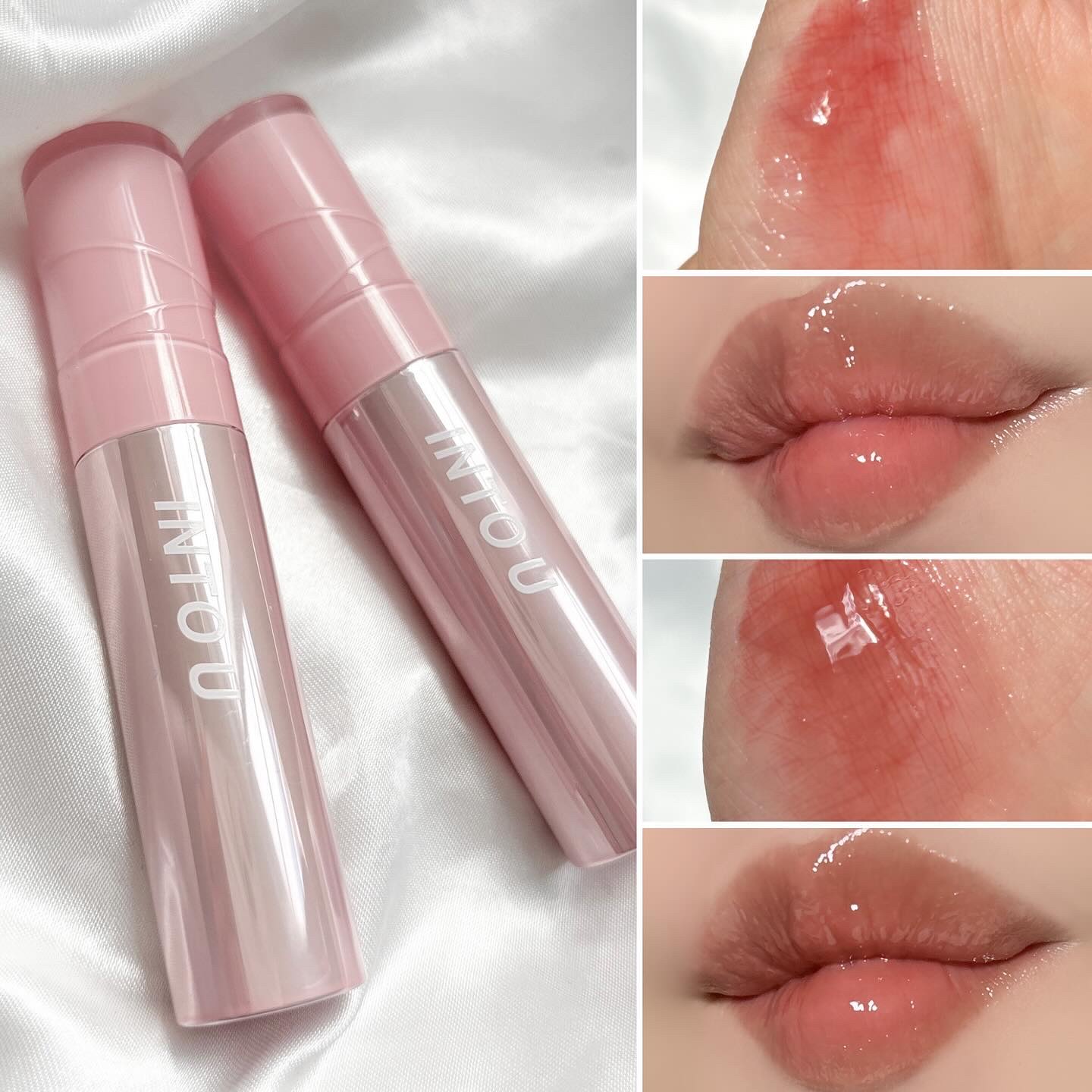 ジューシーパンピンググロス/INTO U/リップグロスを使ったクチコミ（1枚目）