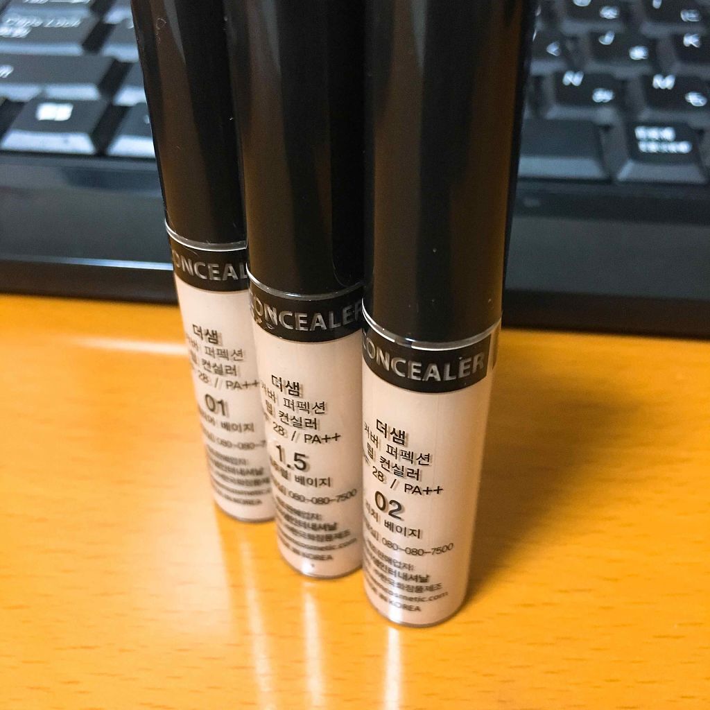 カバーパーフェクション チップコンシーラー/the SAEM/リキッドコンシーラーを使ったクチコミ(1枚目)