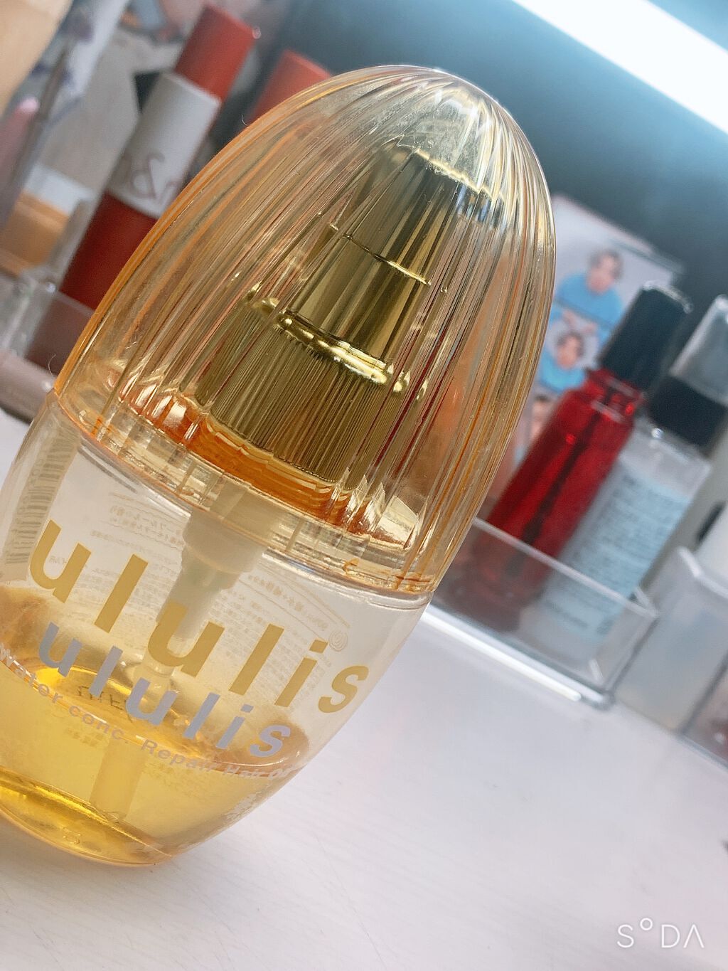 ウォーターコンク リペアヘアオイル/ululis/ヘアオイルを使ったクチコミ（1枚目）