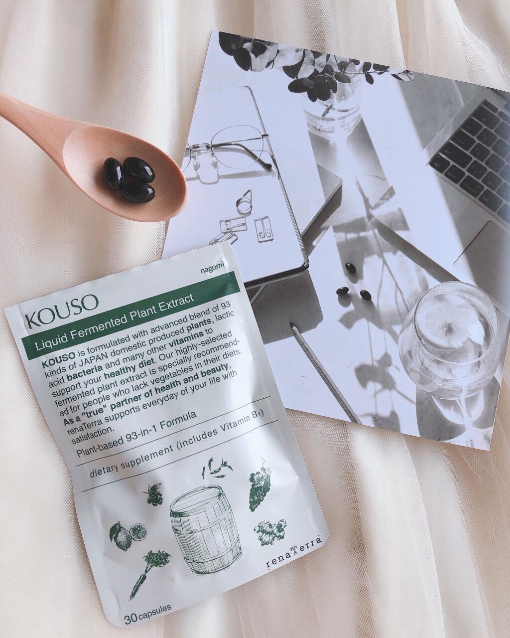 nagomi KOUSO 30粒/renaTerra/健康サプリメントを使ったクチコミ(2枚目)