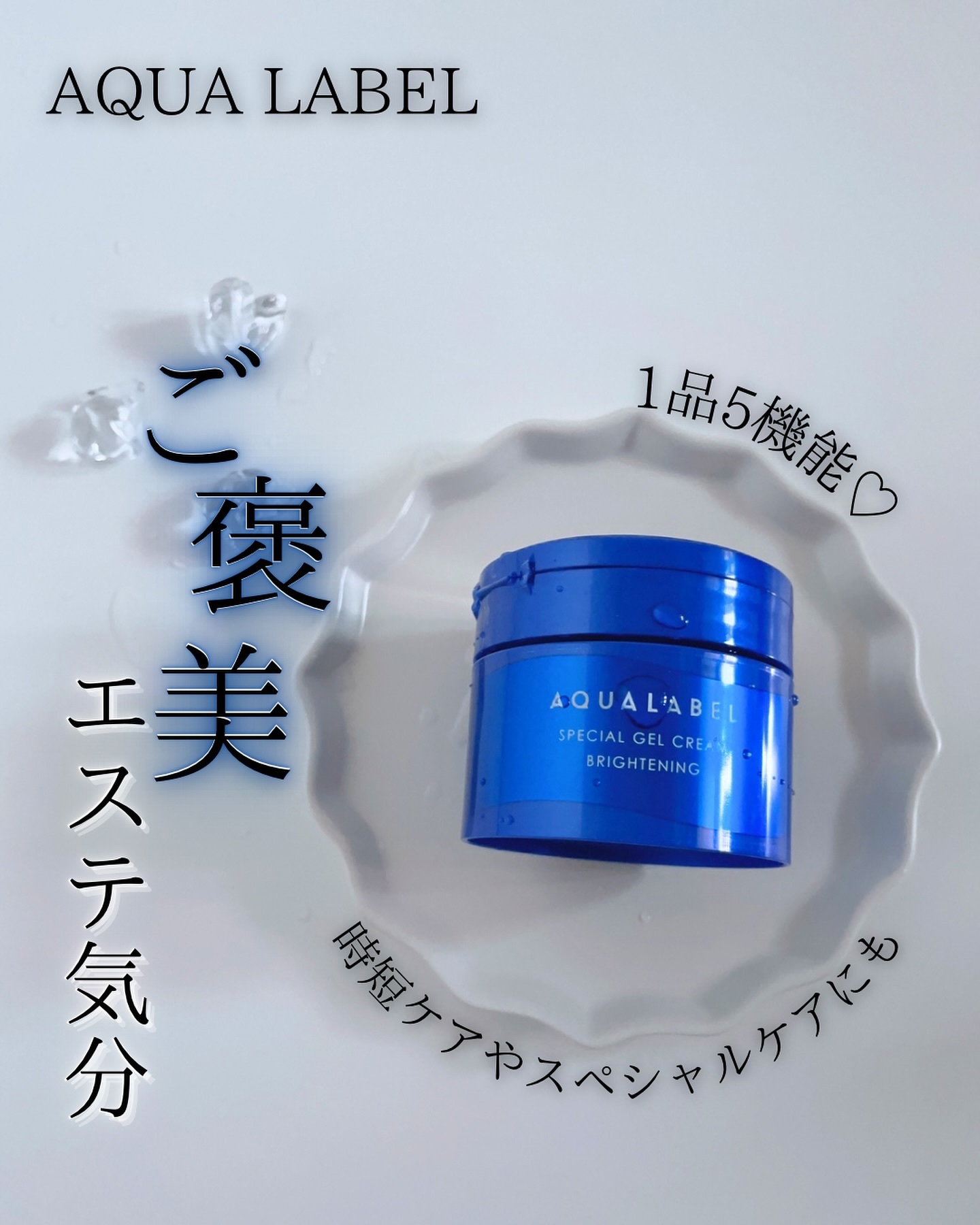 スペシャルジェルクリーム EX （ブライトニング） /アクアレーベル/オールインワン化粧品を使ったクチコミ（1枚目）