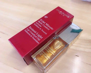 コンフォート リップオイル  07 honey glam/CLARINS/リップグロスを使ったクチコミ（1枚目）